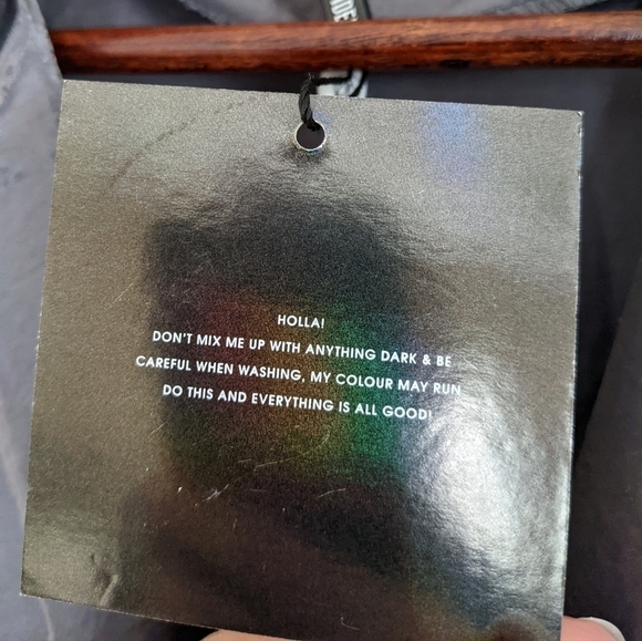 Misguided x Sarah Ashcroft metallic Duster jacket two 90s xs 0 - Picture 9 of 13